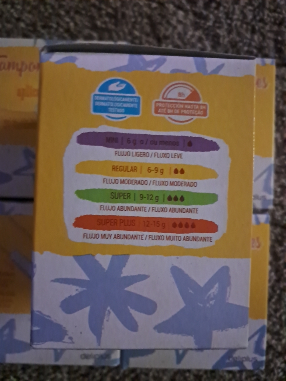 Deliplus Yellow Regular Tampons with Compact Applicator - 20 Units For Box. 100 - Picture 5 of 6